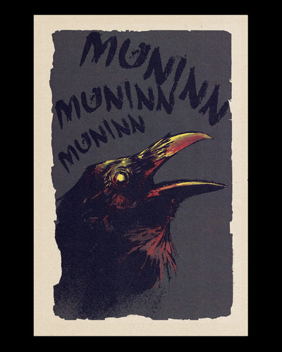 Muninn Art Print
